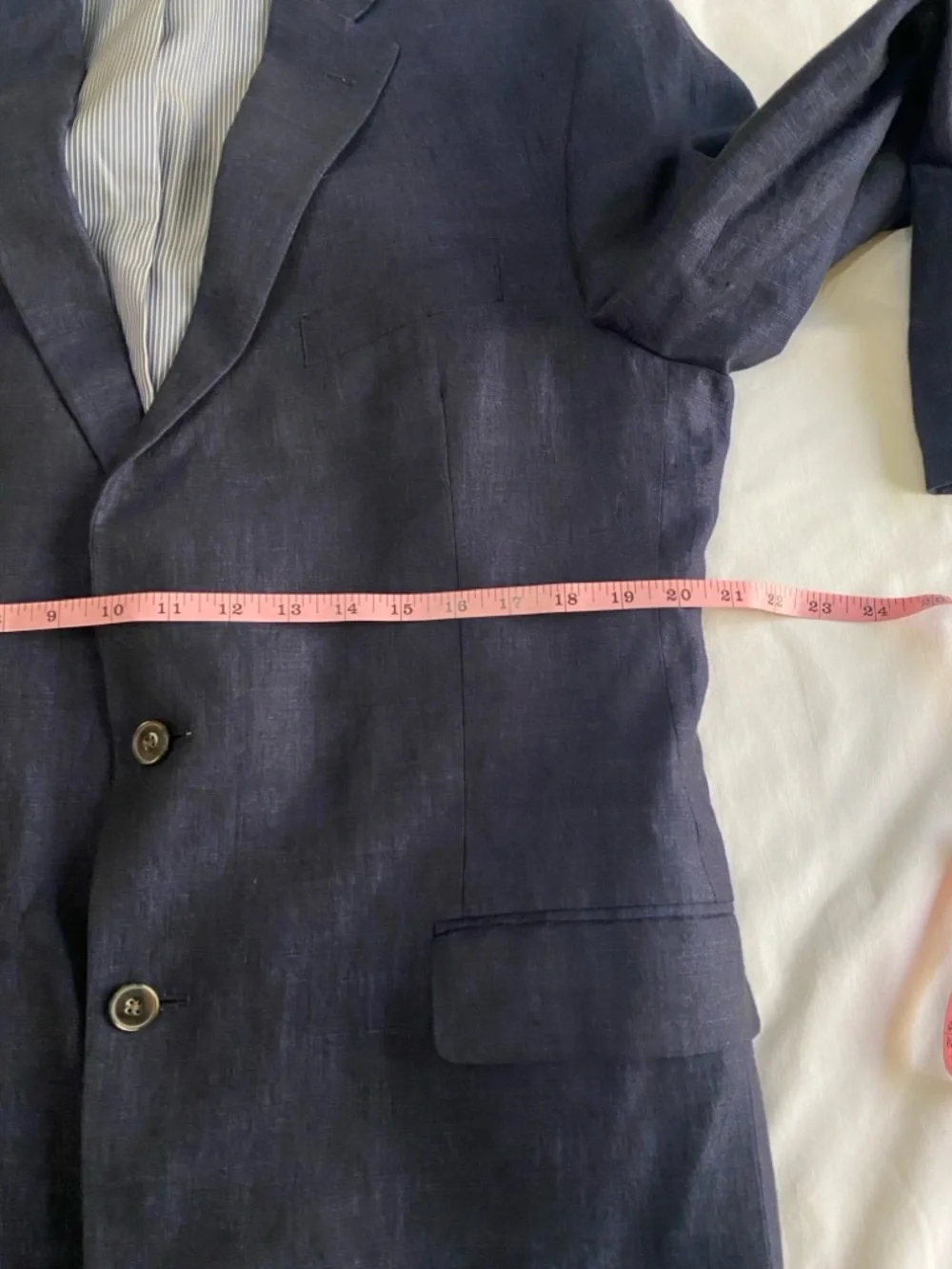Jos. A. Bank 1905 Blue 100%‎ Linen Tailored Fit Summer Blazer 42L